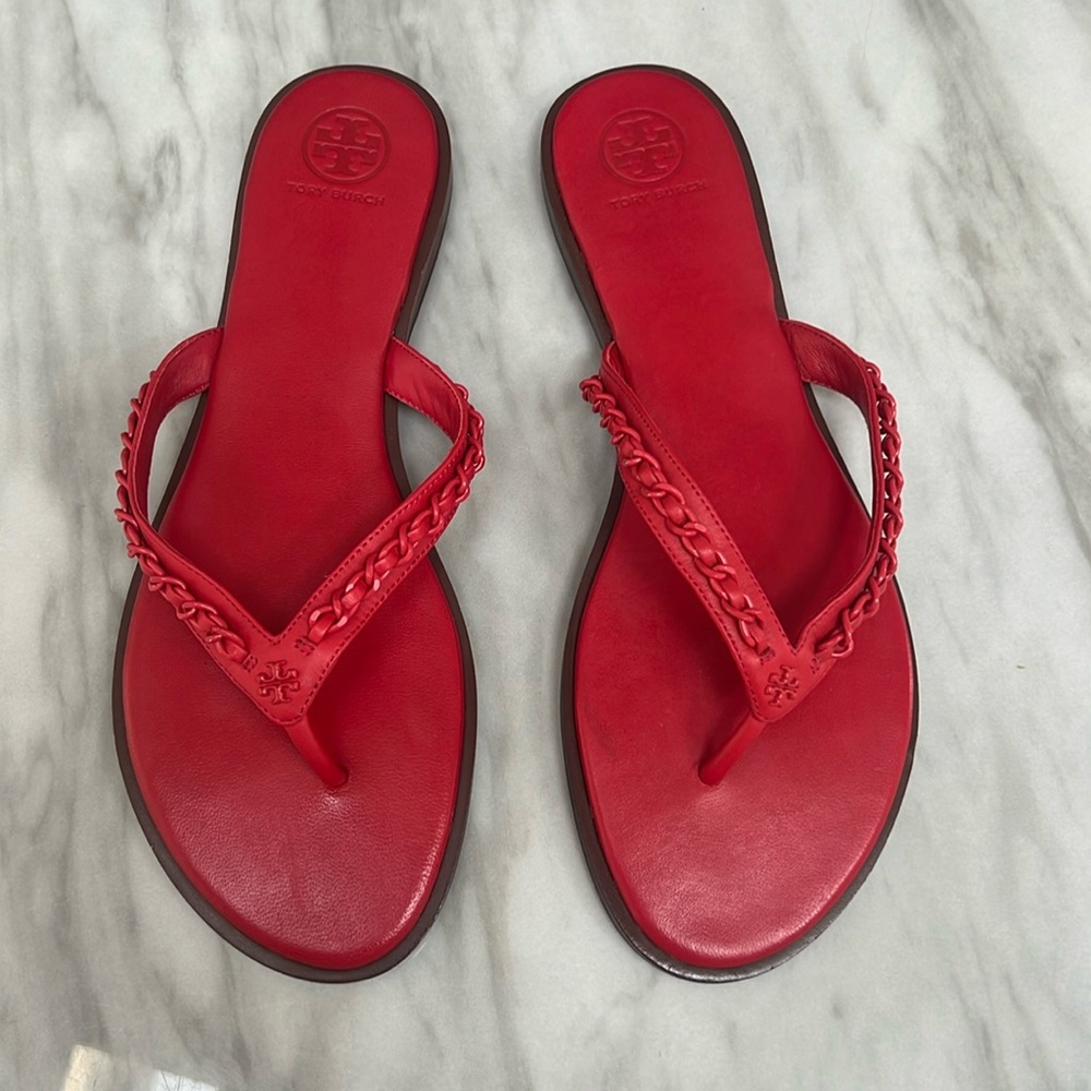 Tory Burch Red Sandals